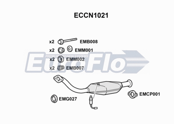 Catalytic Converter (ECCN1021)