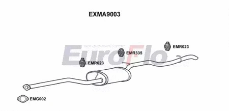 Rear Muffler (EXMA9003)