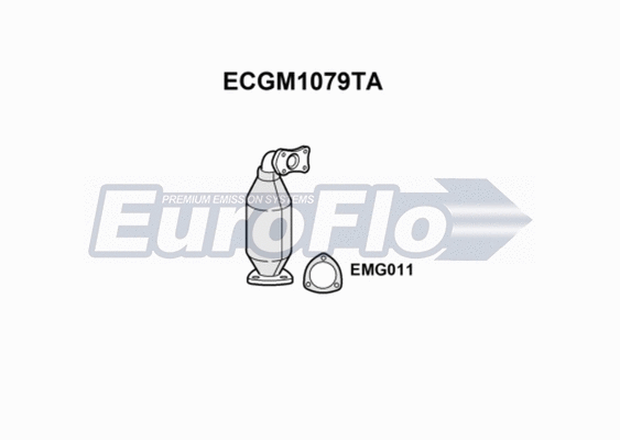 Catalytic Converter (ECGM1079TA)