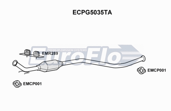 Catalytic Converter (ECPG5035TA)
