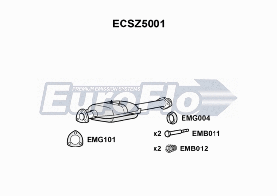 Catalytic Converter (ECSZ5001)