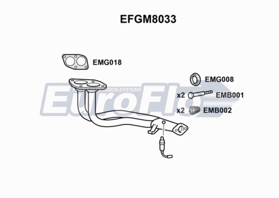 Exhaust Pipe (EFGM8033)