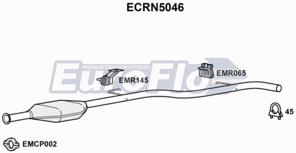 Catalytic Converter (ECRN5046)