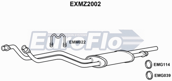 Exhaust Pipe (EXMZ2002)