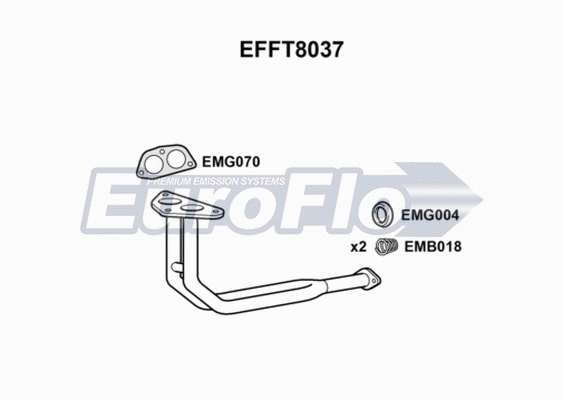 Exhaust Pipe (EFFT8037)