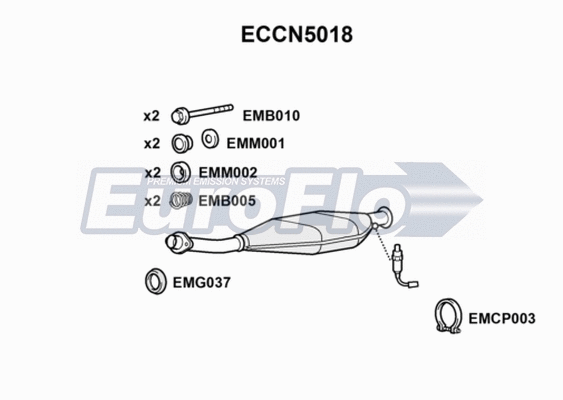 Catalytic Converter (ECCN5018)