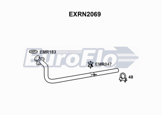 Exhaust Pipe (EXRN2069)