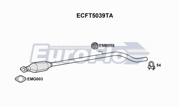 Catalytic Converter (ECFT5039TA)