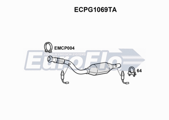 Catalytic Converter (ECPG1069TA)