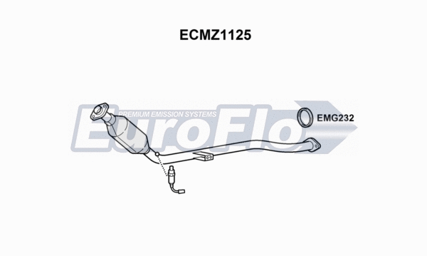 Catalytic Converter (ECMZ1125)