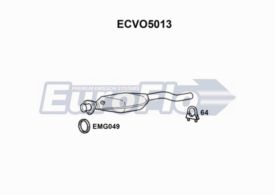 Catalytic Converter (ECVO5013)