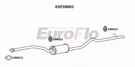 Rear Muffler (EXFD9003)