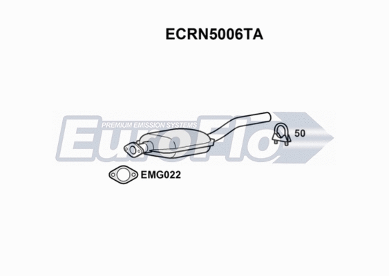 Catalytic Converter (ECRN5006TA)