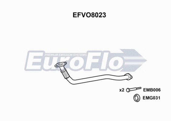 Exhaust Pipe (EFVO8023)