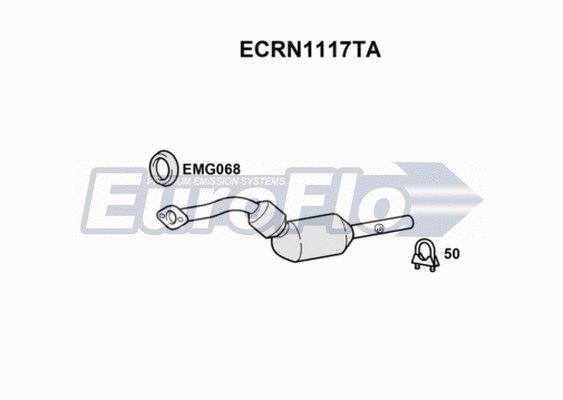 Catalytic Converter (ECRN1117TA)