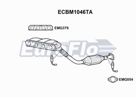Catalytic Converter (ECBM1046TA)