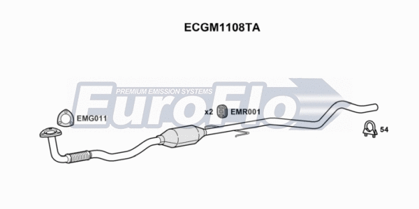 Catalytic Converter (ECGM1108TA)