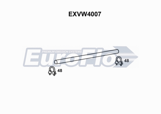 Exhaust Pipe (EXVW4007)