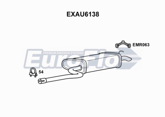 Rear Muffler (EXAU6138)