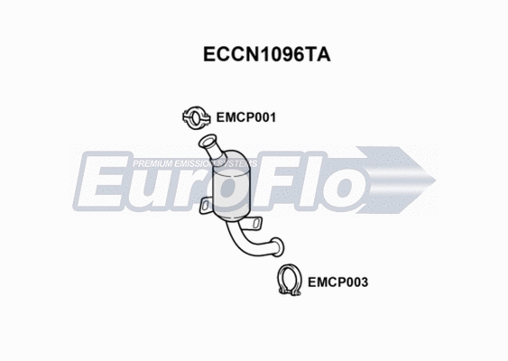 Catalytic Converter (ECCN1096TA)