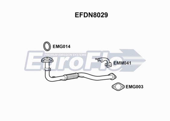 Exhaust Pipe (EFDN8029)