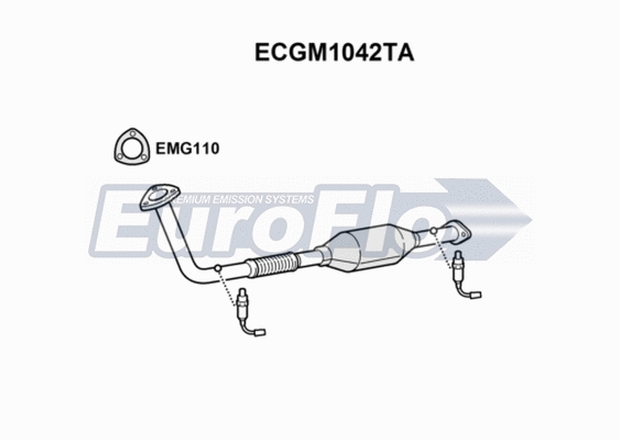 Catalytic Converter (ECGM1042TA)
