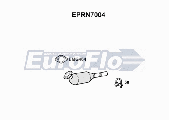 Soot/Particulate Filter, exhaust system (EPRN7004)