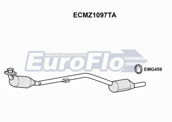 Catalytic Converter (ECMZ1097TA)