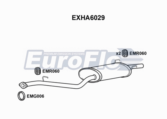 Rear Muffler (EXHA6029)