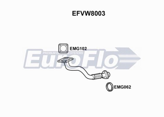 Exhaust Pipe (EFVW8003)