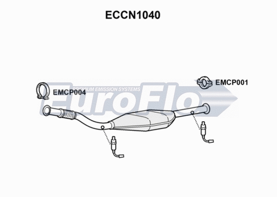 Catalytic Converter (ECCN1040)