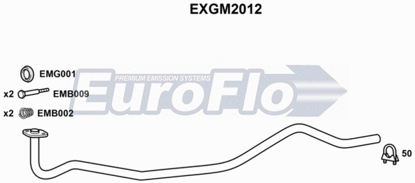 Exhaust Pipe (EXGM2012)