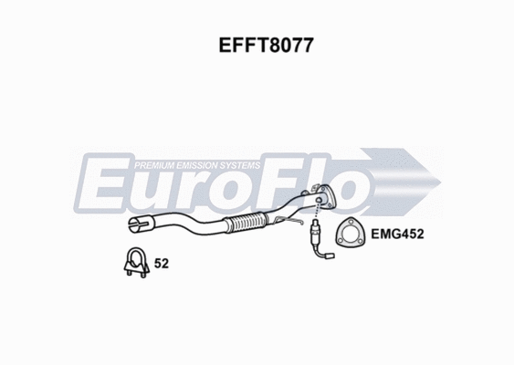 Exhaust Pipe (EFFT8077)