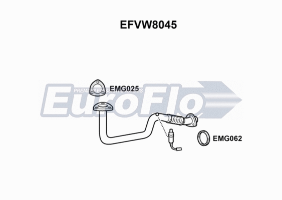 Exhaust Pipe (EFVW8045)