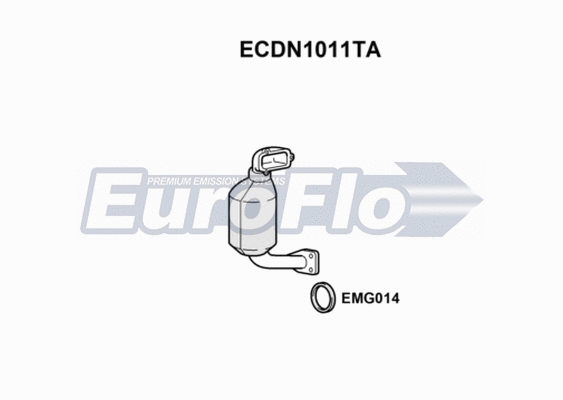 Catalytic Converter (ECDN1011TA)