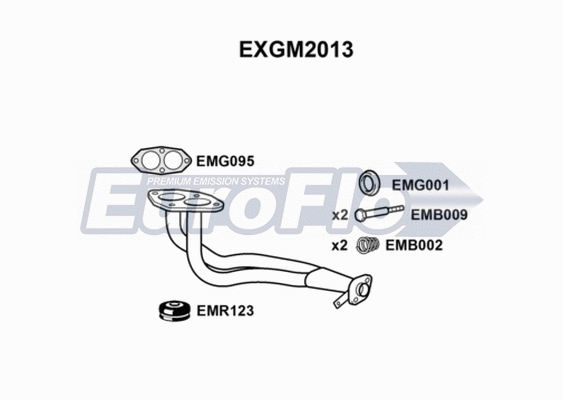 Exhaust Pipe (EXGM2013)