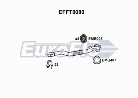 Exhaust Pipe (EFFT8080)