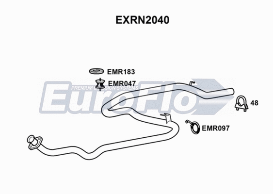 Exhaust Pipe (EXRN2040)