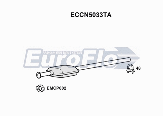 Catalytic Converter (ECCN5033TA)