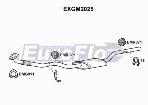 Exhaust Pipe (EXGM2025)
