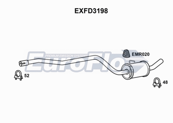 Centre Muffler (EXFD3198)