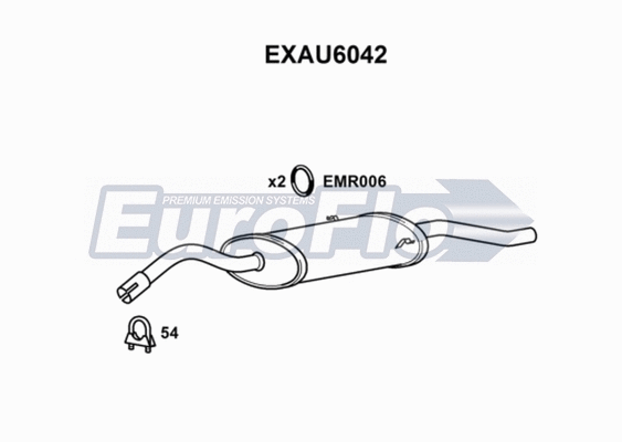 Rear Muffler (EXAU6042)