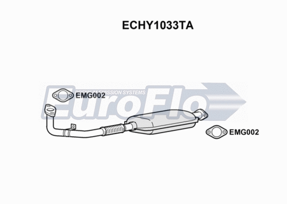 Catalytic Converter (ECHY1033TA)
