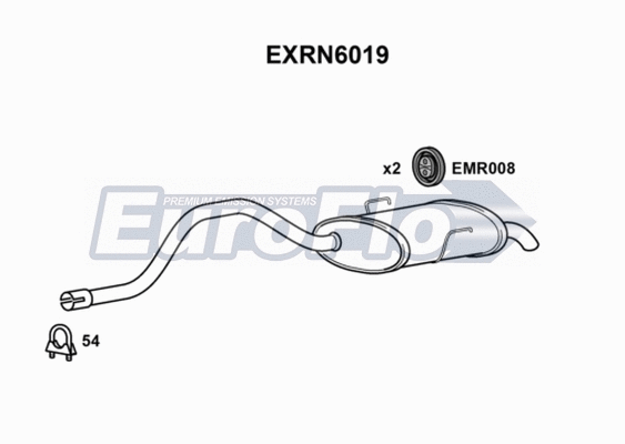 Rear Muffler (EXRN6019)