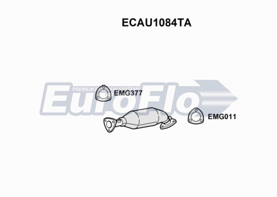 Catalytic Converter (ECAU1084TA)
