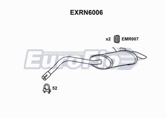 Rear Muffler (EXRN6006)