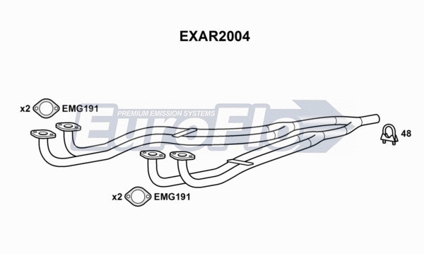 Exhaust Pipe (EXAR2004)