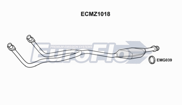 Catalytic Converter (ECMZ1018)