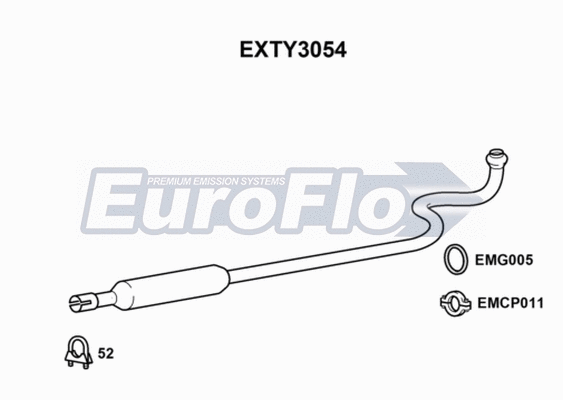 Centre Muffler (EXTY3054)