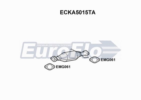 Catalytic Converter (ECKA5015TA)